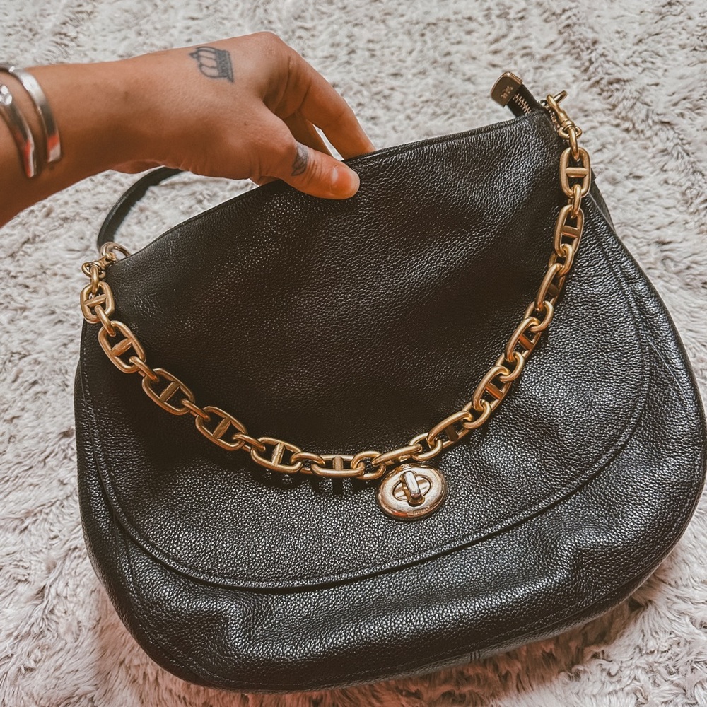 Coach brass large link purse chain accessory - rare